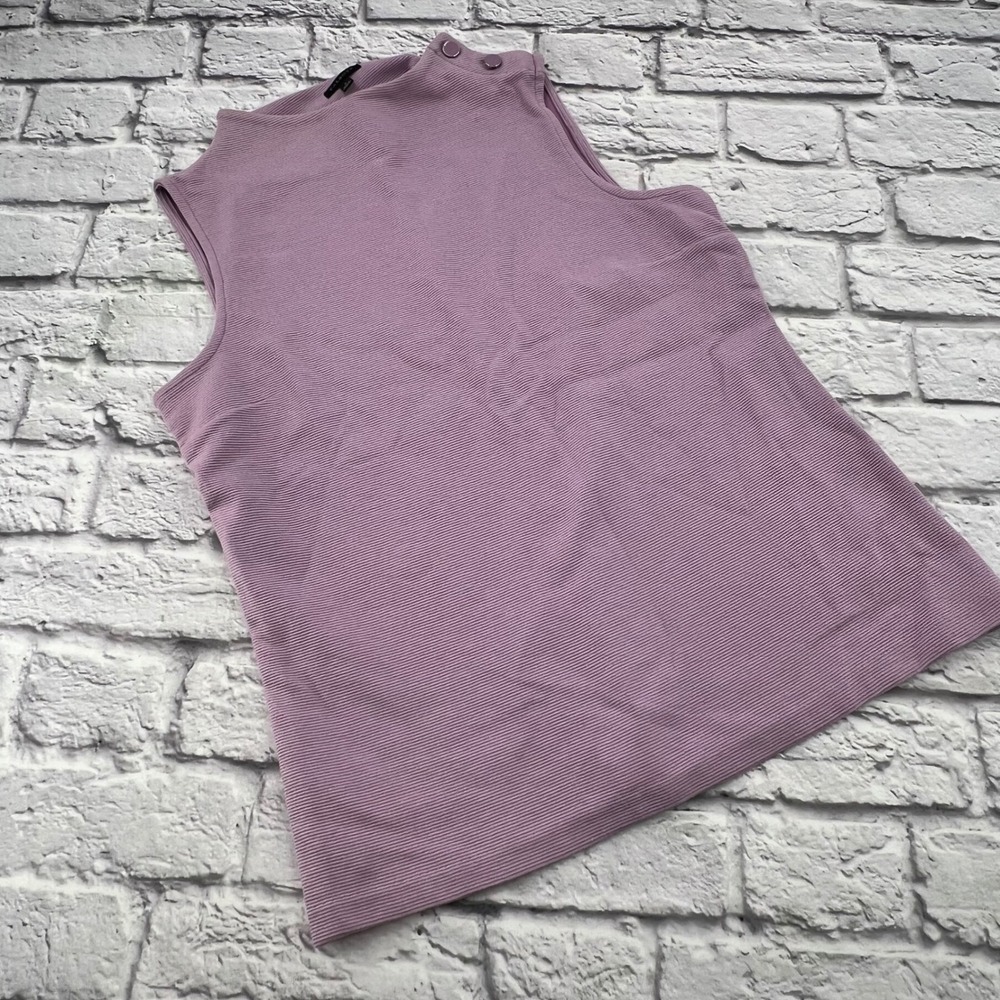 Talbots Lavender Ribbed Tank Top